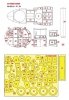 Omask 54084 Do 217 M Double-Sided Mask (for ICM) yellow masking tape 1/48 